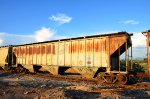 NAHX Covered Hopper with graffiti